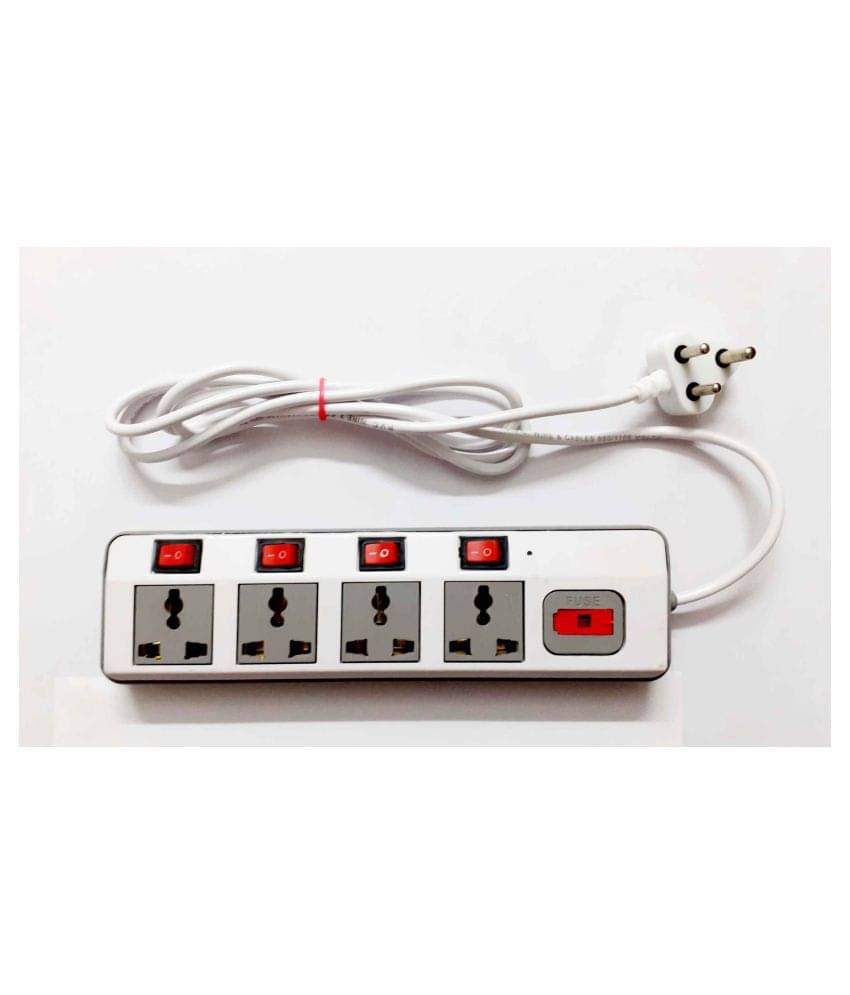 Bizpower 4 Socket Extension Board (4+4)- 2 Mtr Wire Bizpower 4 Socket Extension Board (4+4)- 2 Mtr Wire