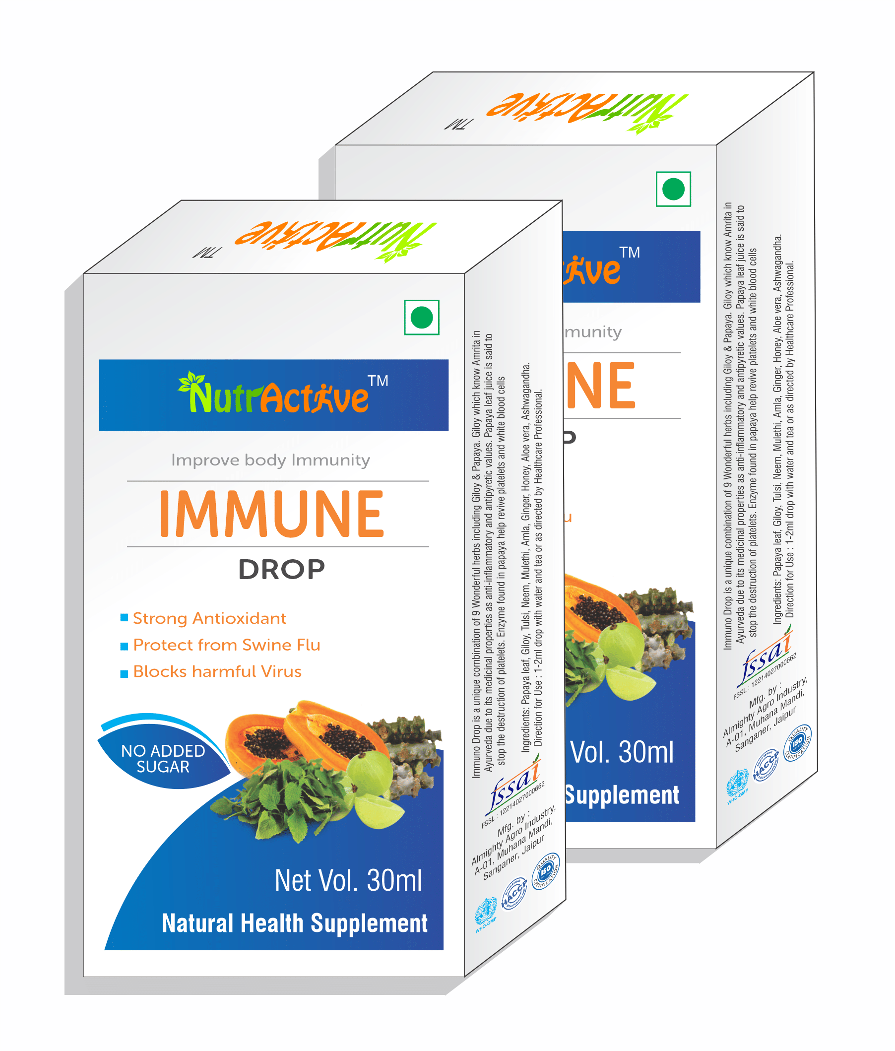 NutrActive Immune Drop  60 ml Vitamins Syrup