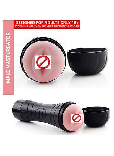 Silicone Made Artificial Vibrating Vagina Sex Toy For Male