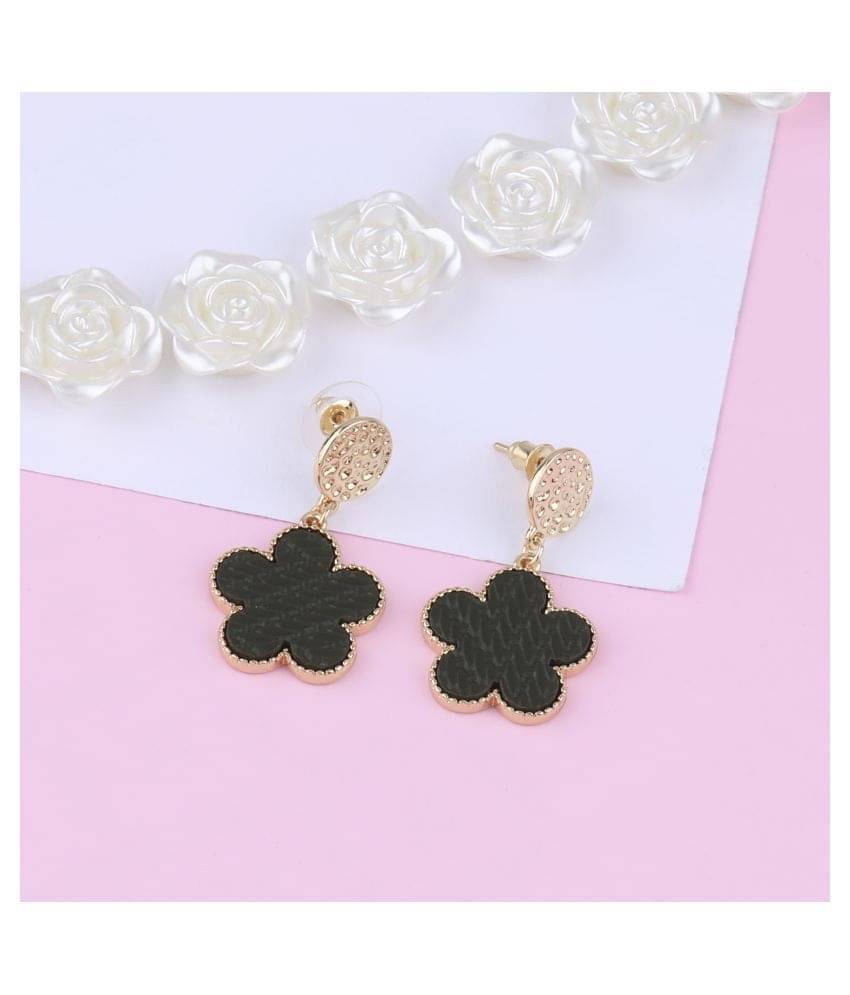     			SILVER SHINE Antique Gold Plated Party Wear Long Earring For Women Girl