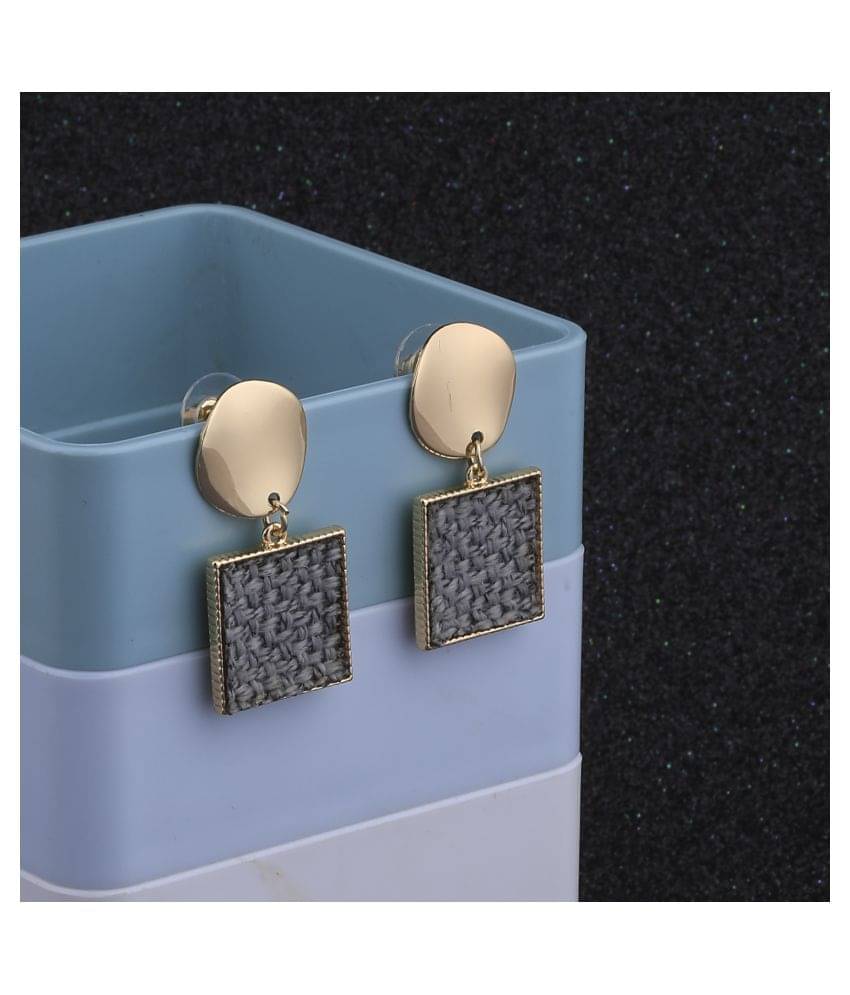     			SILVER SHINE Gold Plated Charm Designer Earring For Women Girl