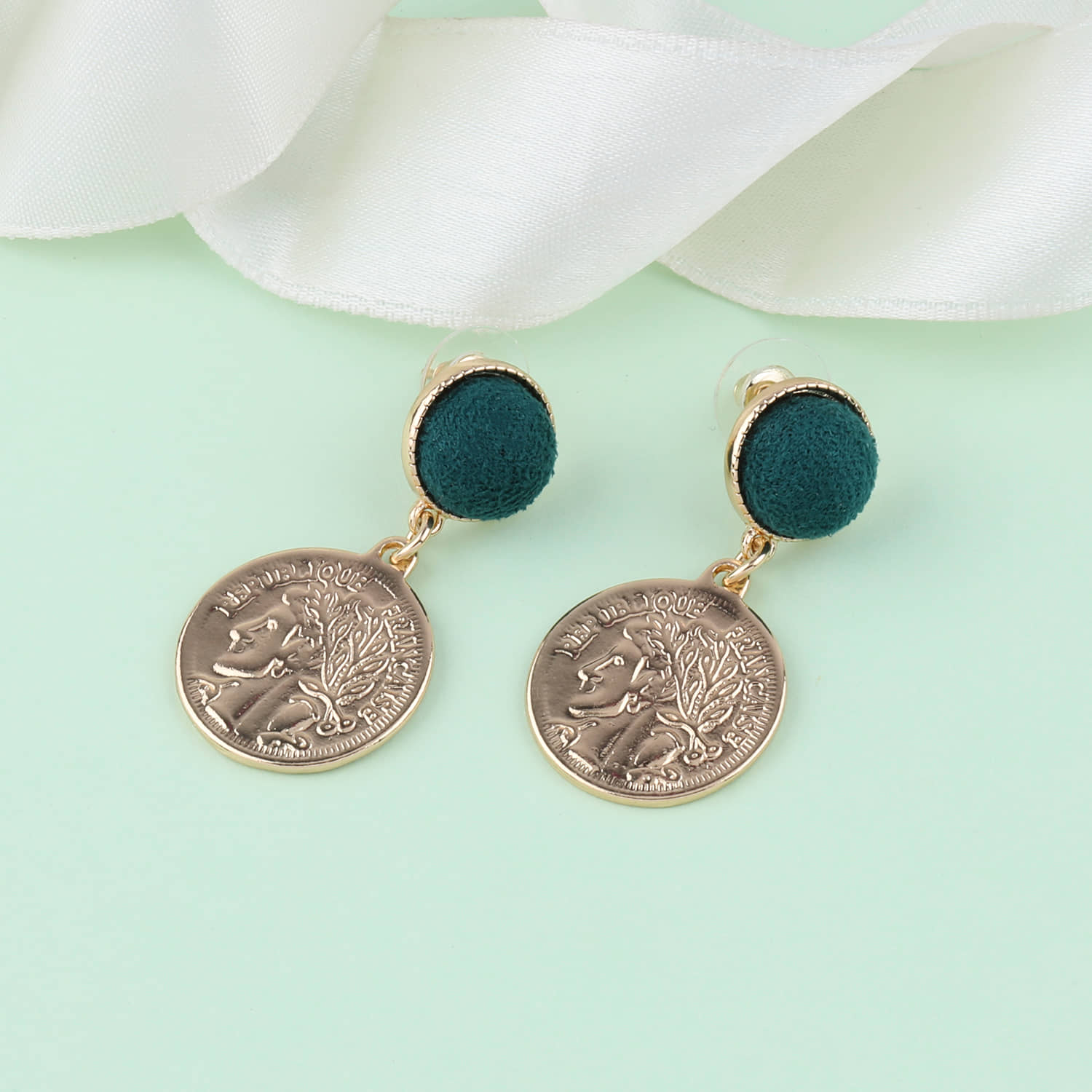SILVER SHINE Gold Plated Stylish Fancy Look Dangle Earring For Women Girl - Earrings | Buy online on ZillyBuy