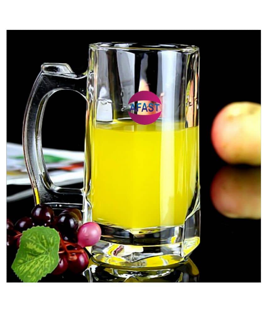 Somil Beer Mug Glass,  500 ML - (Pack Of 1)