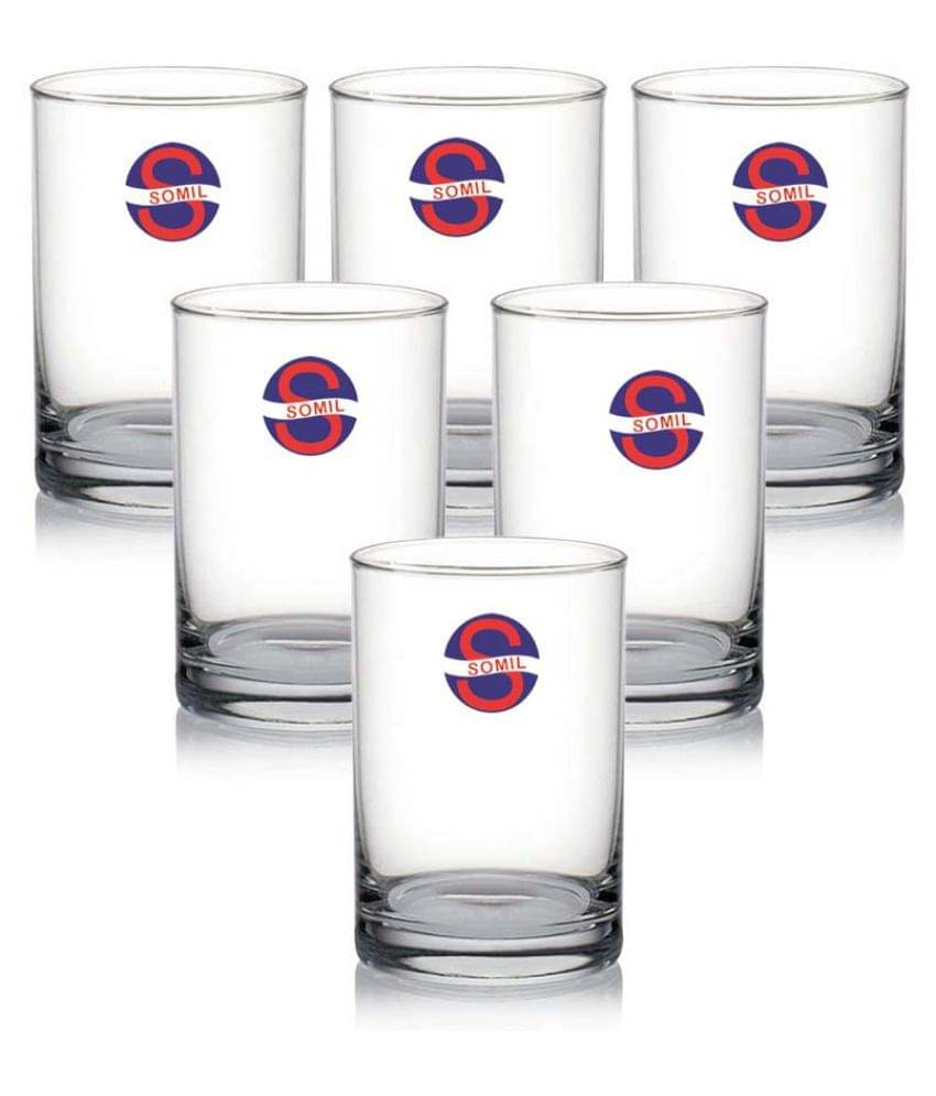     			Somil Water/Juice  Glasses Set,  300 ML - (Pack Of 6)