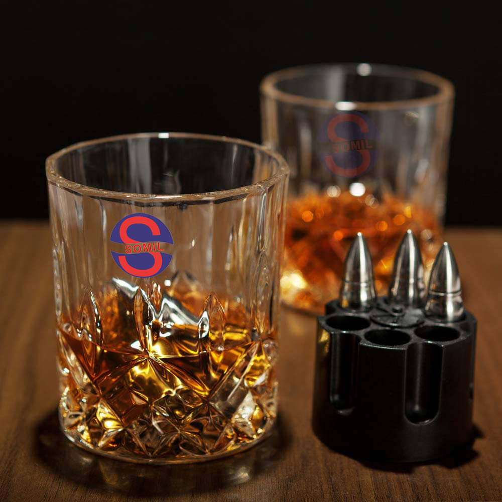     			Somil Whisky  Glasses Set,  200 ML - (Pack Of 2)