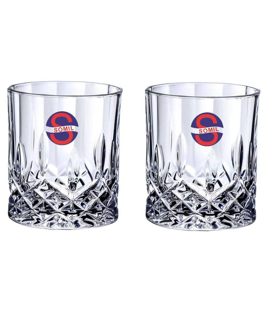     			Somil Whisky  Glasses Set,  200 ML - (Pack Of 2)