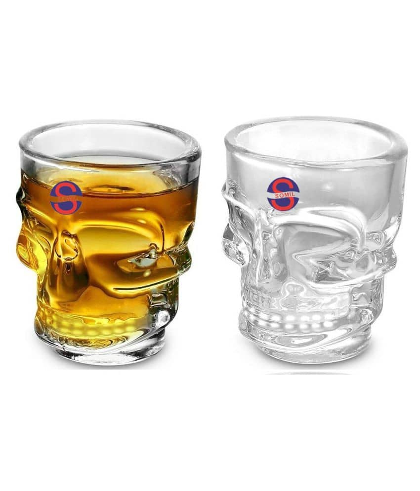 Somil Shot  Glasses Set,  40 ML - (Pack Of 2)