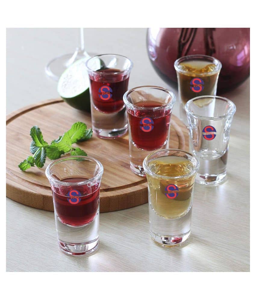 Somil Shot  Glasses Set,  30 ML - (Pack Of 6)