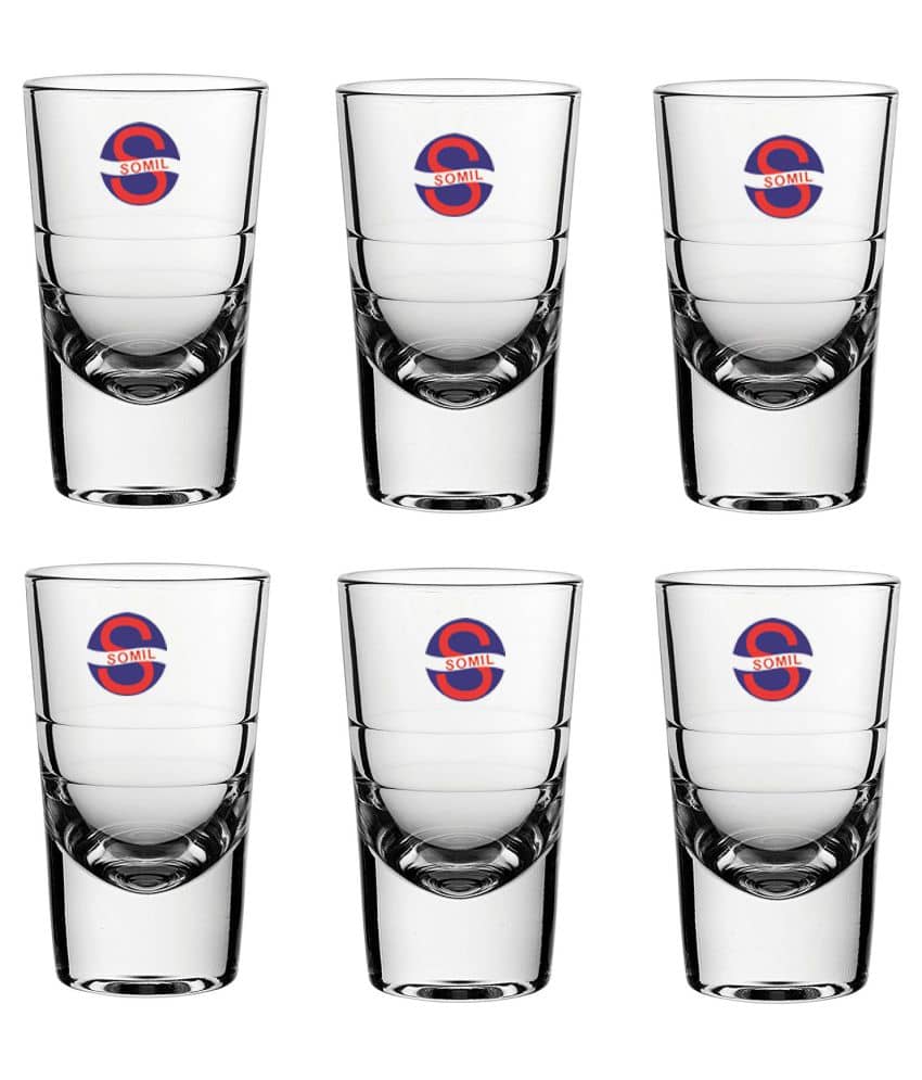 Somil Shot  Glasses Set,  30 ML - (Pack Of 6)
