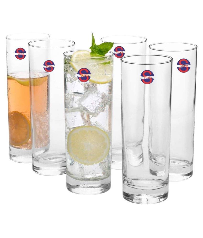     			Somil Water/Juice  Glasses Set,  300 ML - (Pack Of 6)