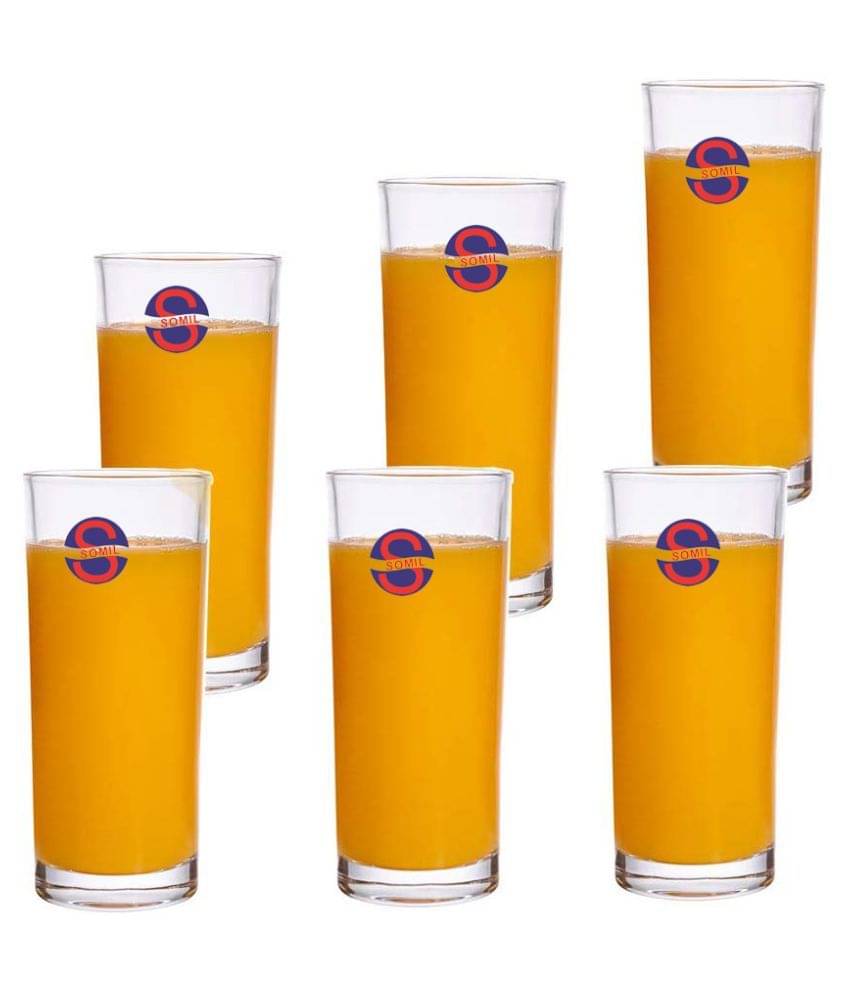     			Somil Water/Juice  Glasses Set,  300 ML - (Pack Of 6)