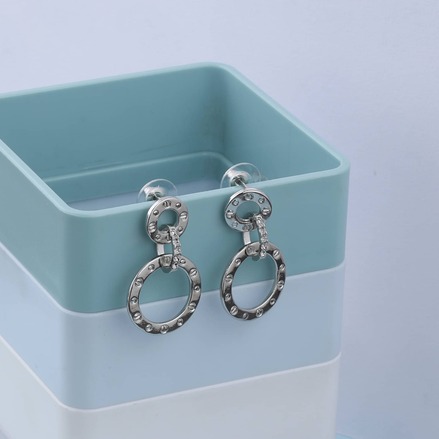     			SILVER SHINE  Delicated Party Wear Stylish Earring For Girl Women