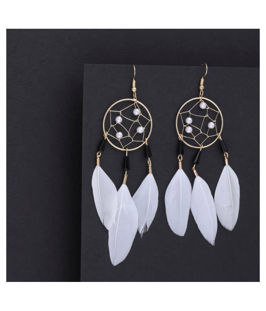 SILVER SHINE Party Wear Stylish Dangle  Earring For Girl Women - Earrings | Buy online on ZillyBuy