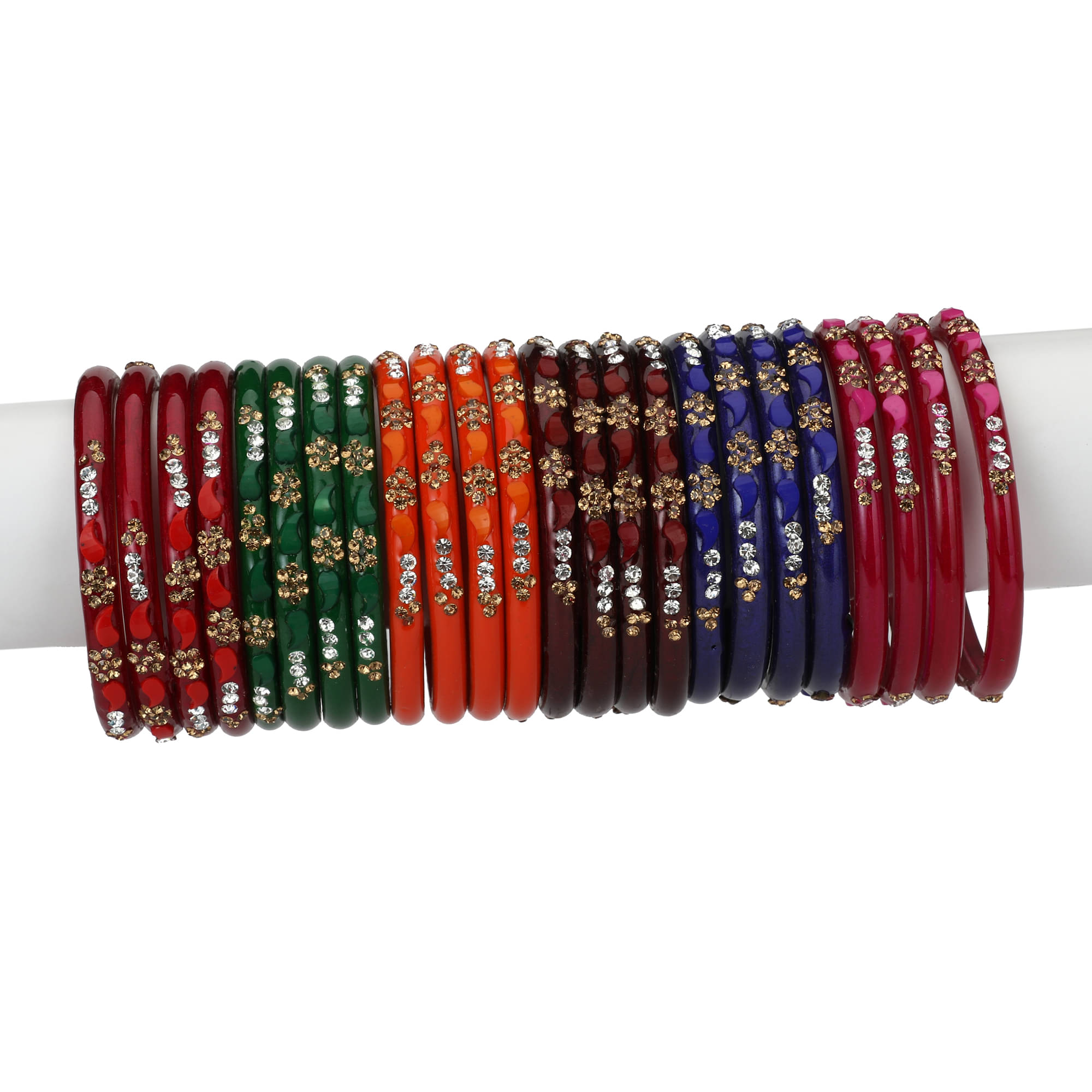 Afast Designer Matching Color Fashionable Bangle Set Combo Hand Decorative (Set Of 24) -SM 2.4 Afast Designer Matching Color Fashionable Bangle Set Combo Hand Decorative (Set Of 24) -SM 2.4
