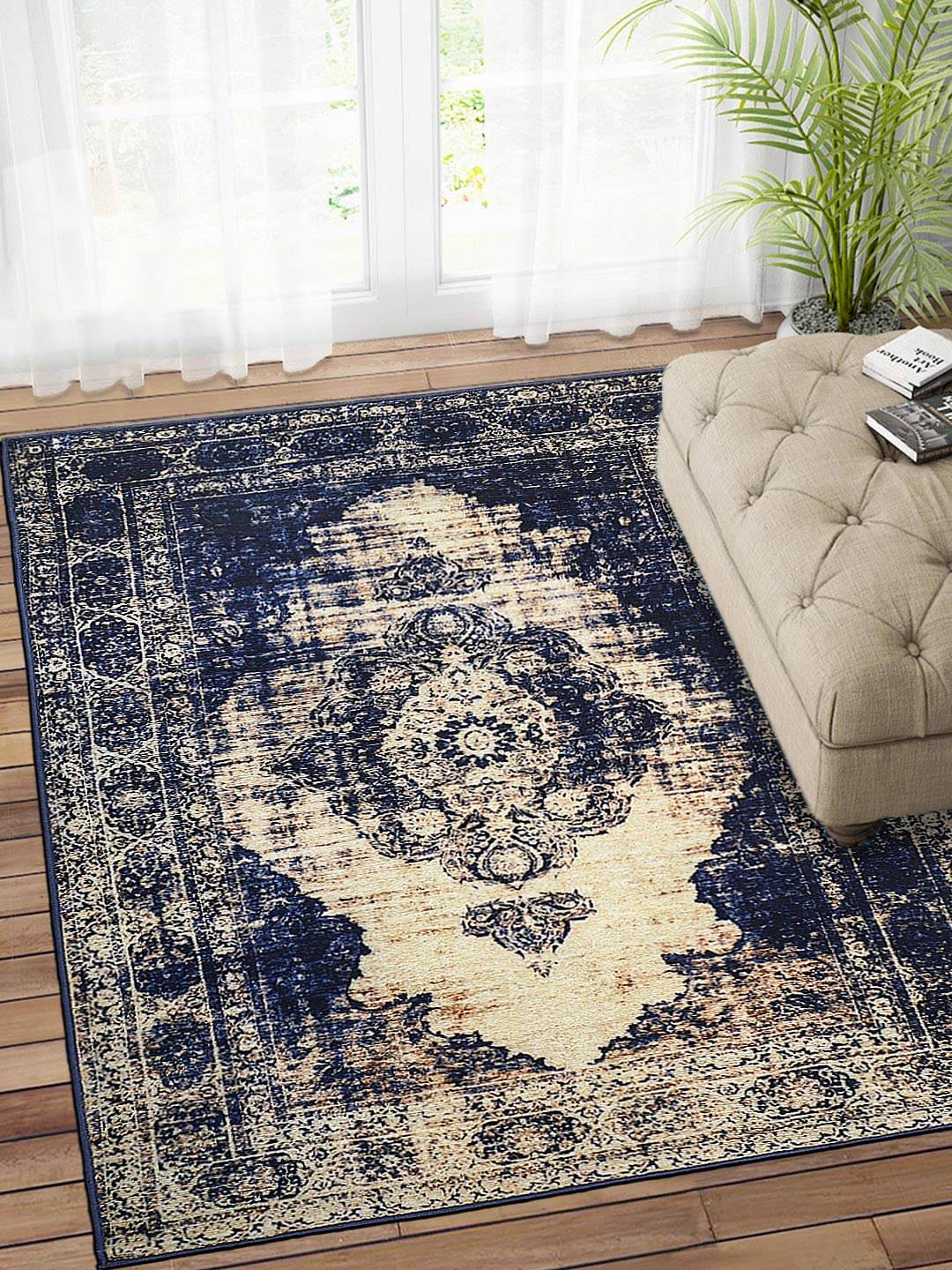     			Status Assorted Polyester Carpet Abstract 3x5 Ft