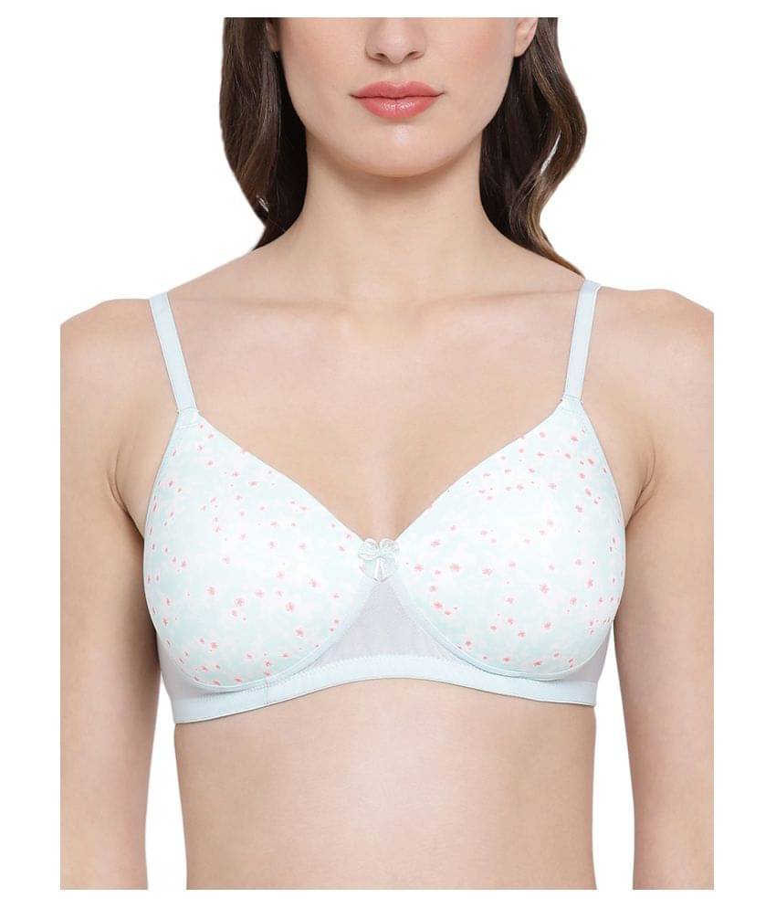 Clovia Polyamide T-Shirt Bra - Blue     			Clovia Polyamide T-Shirt Bra - Blue