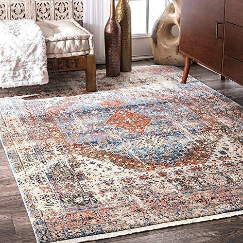     			Status Assorted Polyester Carpet Abstract 3x5 Ft