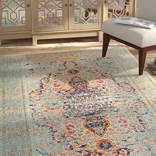     			Status Assorted Polyester Carpet Abstract 3x5 Ft