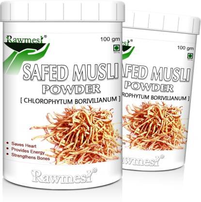rawmest Natural Safed Musli Powder 200 gm Vitamins Powder rawmest Natural Safed Musli Powder 200 gm Vitamins Powder