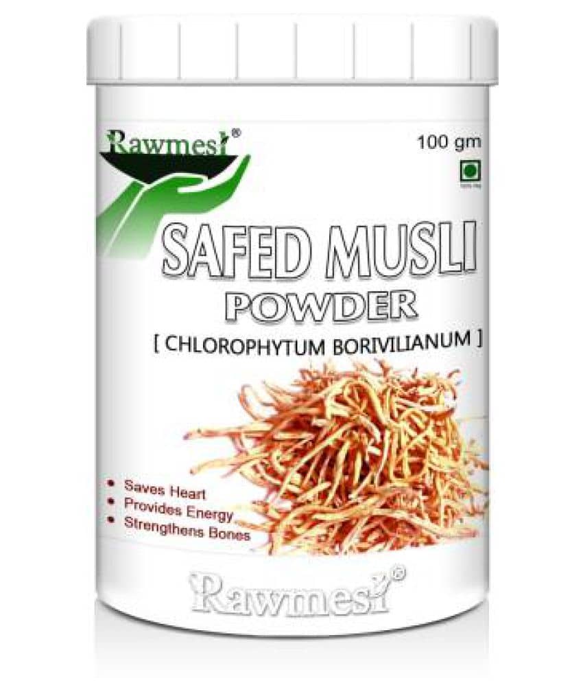 rawmest Natural Safed Musli Powder 100 gm Vitamins Powder