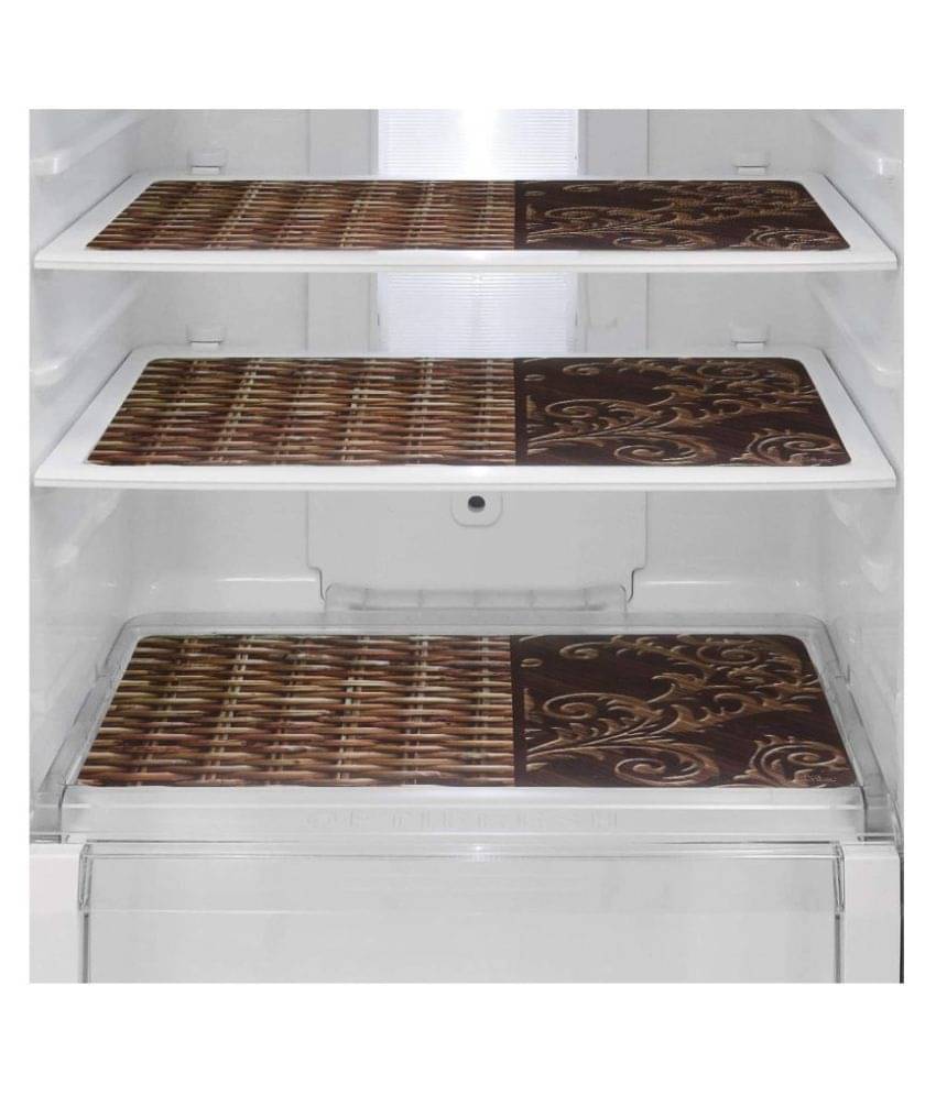     			Revexo Set of 3 PVC Multi Fridge Mats