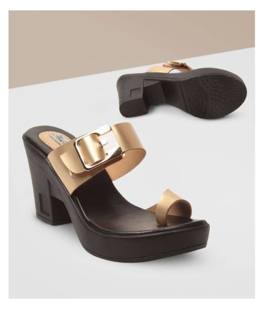 Feel It -  Black Women's Block Heel Heels - Heels | Buy online on ZillyBuy