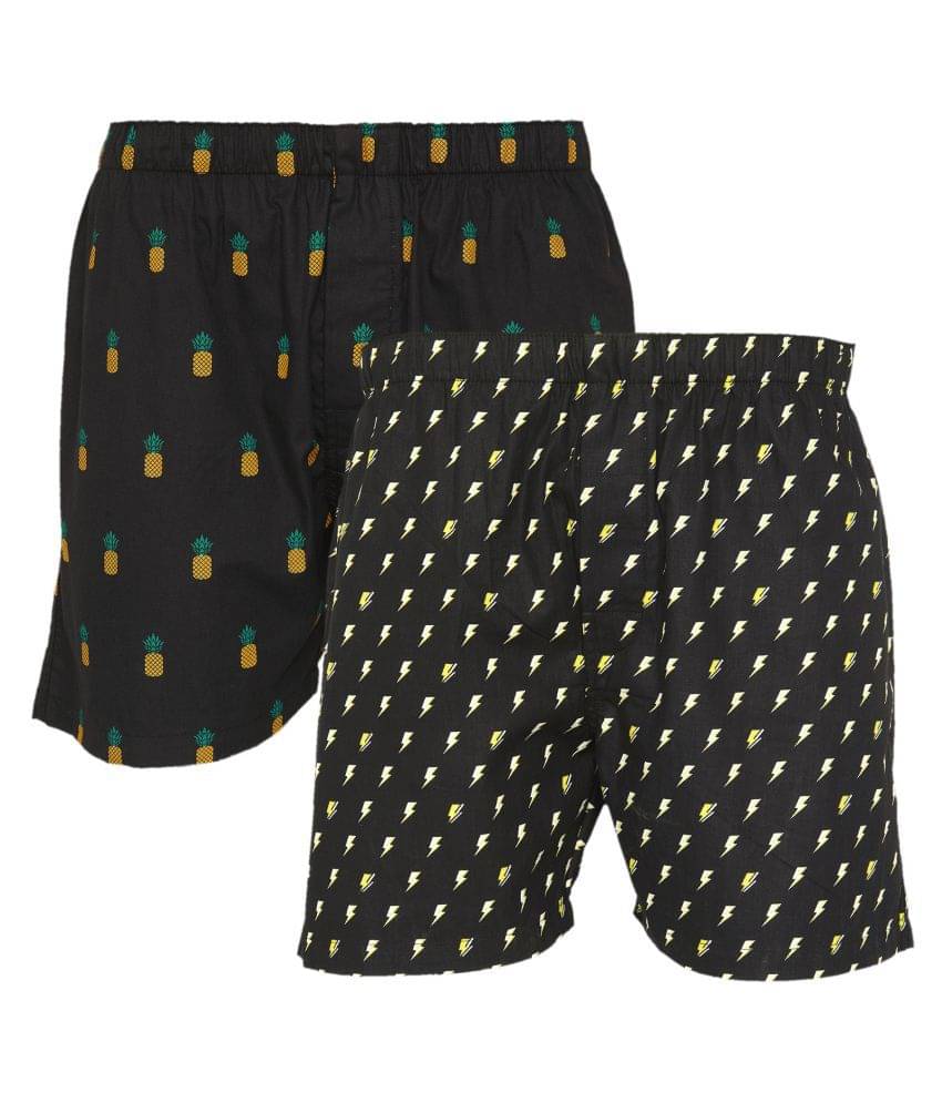 XYXX Pack of 2 Cotton Boxers For Men's ( Multi ) XYXX Pack of 2 Cotton Boxers For Men's ( Multi )