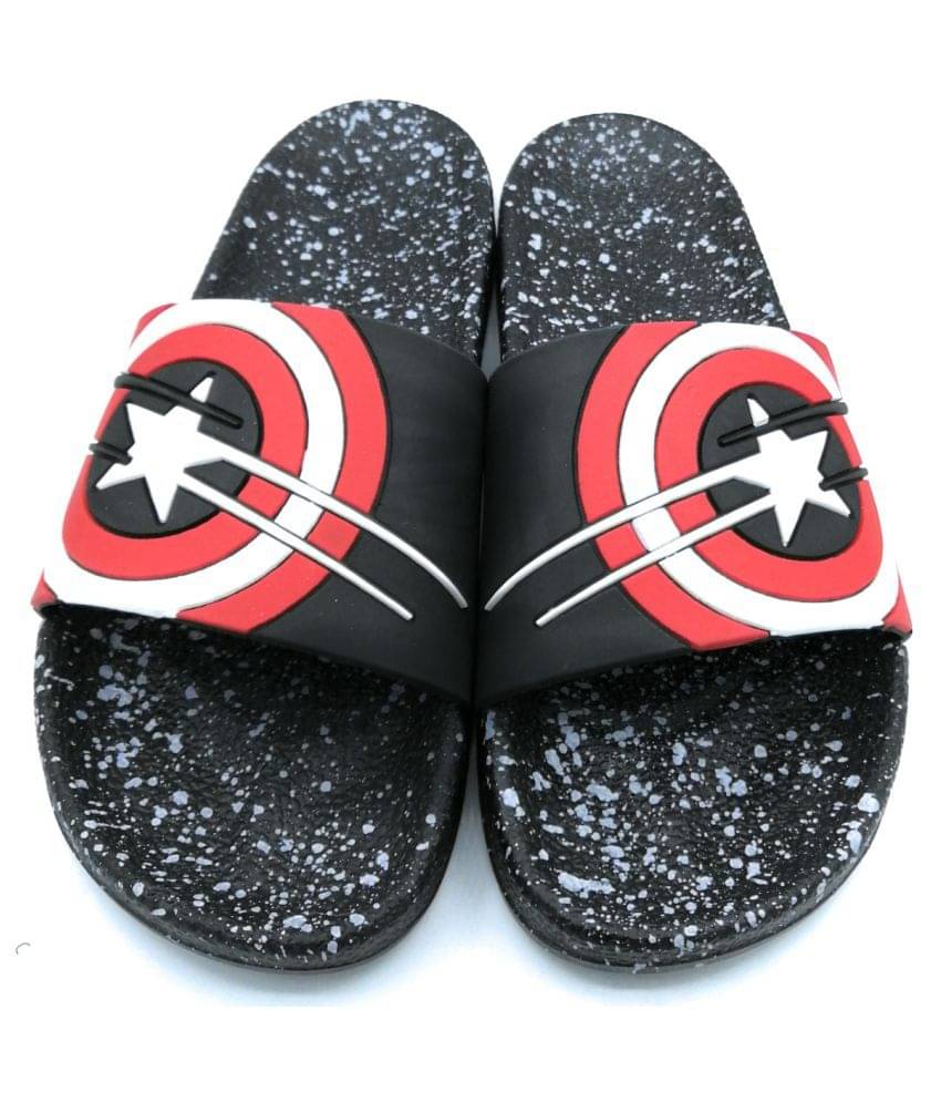     			Pampys Angel Black Slides