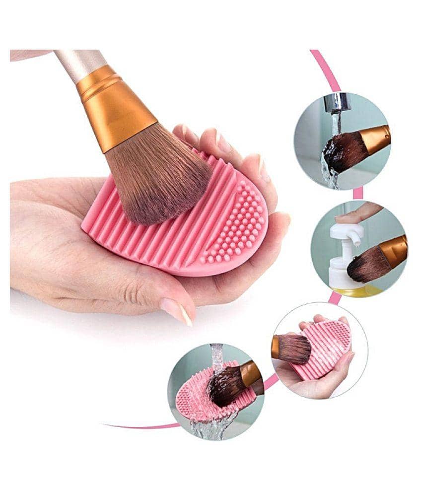 FOK Makeup Brush Cleaner Polyester Scrub Brush - Body Care - Loofah and Other Tools | Buy online on ZillyBuy