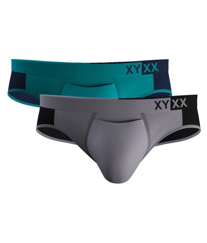     			XYXX Pack of 2 Modal Briefs For Men's ( Multicolor )