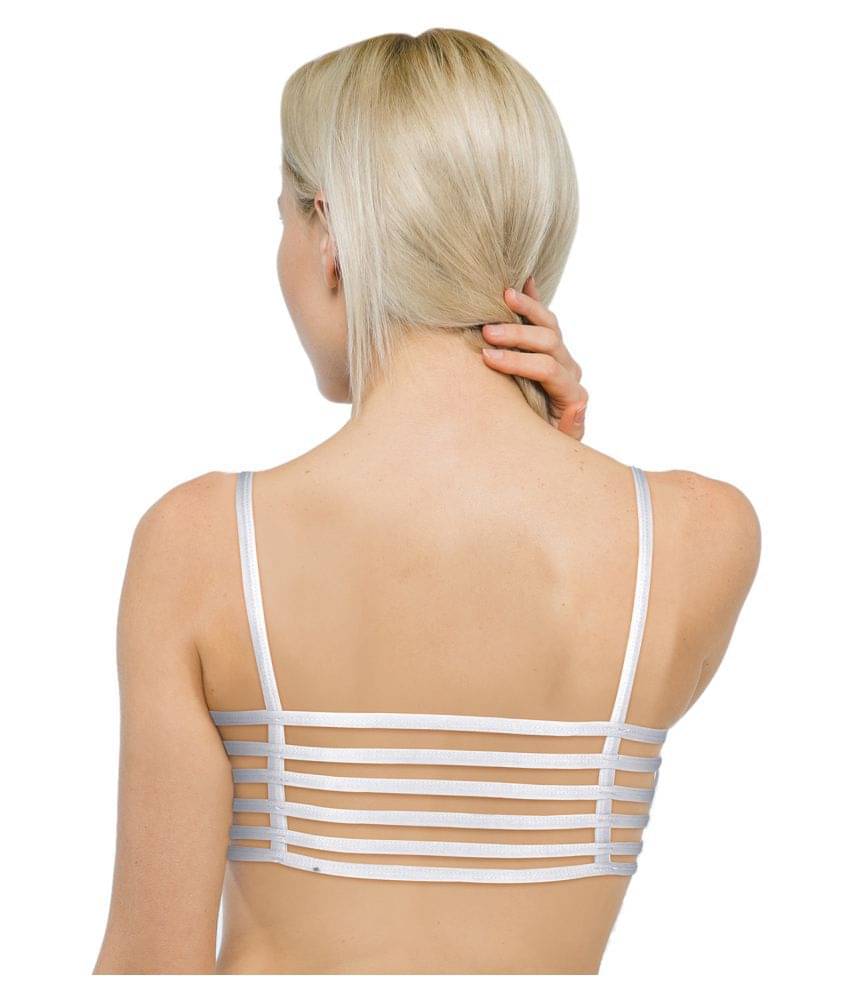 Smooth & Style Cotton Bralette - White Smooth & Style Cotton Bralette - White