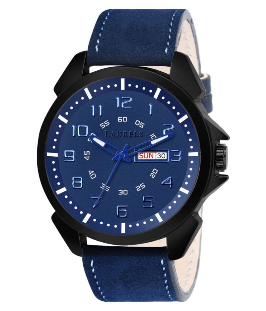     			Laurels Lwm-Bd-II-030302 PU Analog Men's Watch