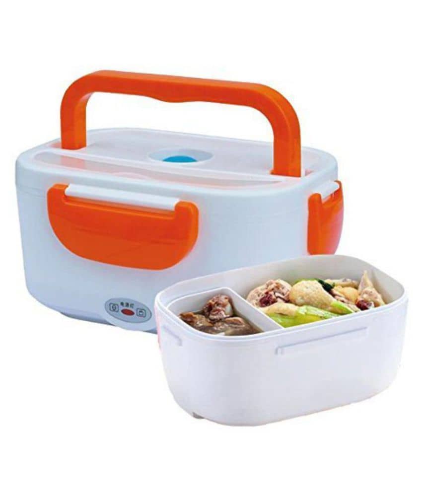 Electric Lunch Box Plastic Multicolour