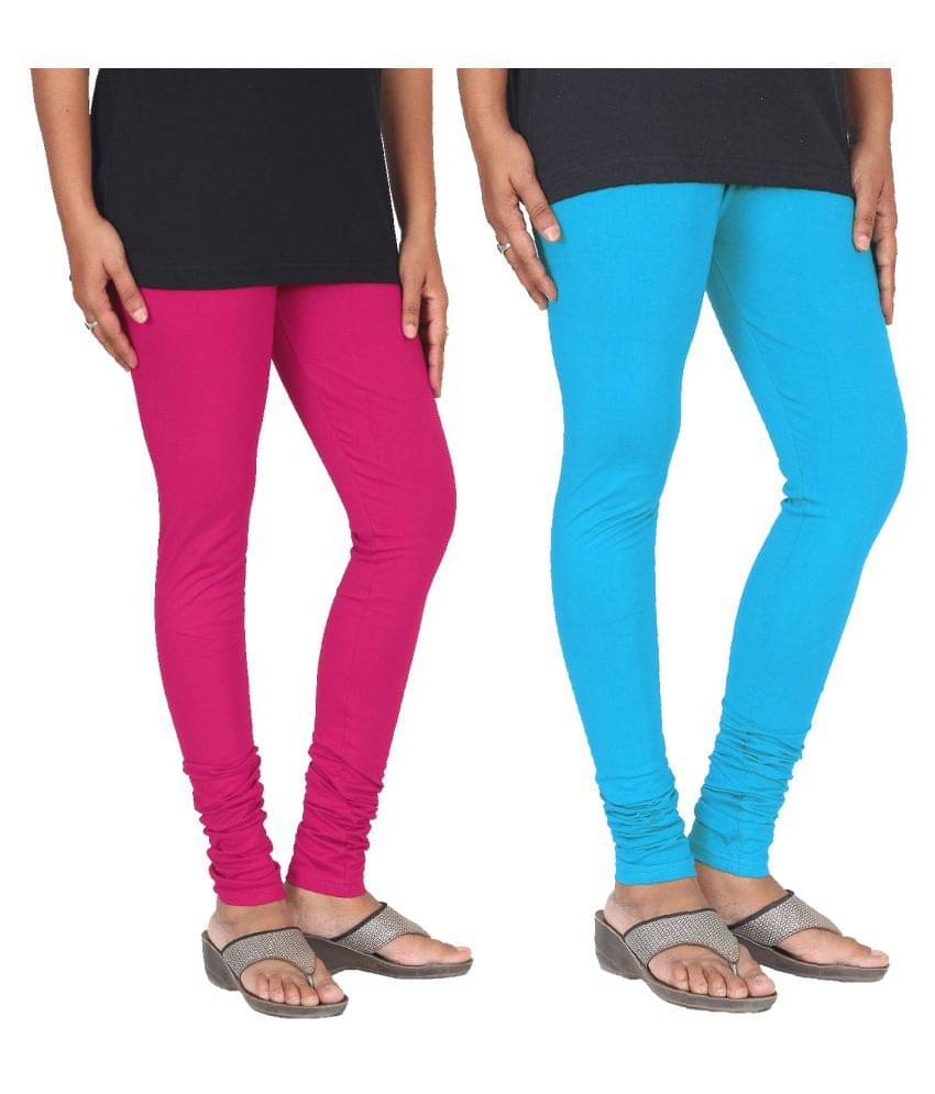     			Skandas Trendz Cotton Lycra Pack of 2 Leggings