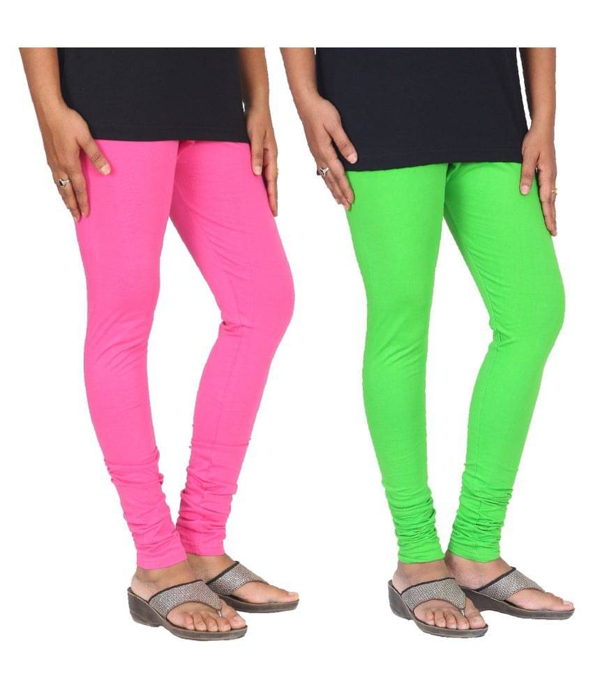     			Skandas Trendz Cotton Lycra Pack of 2 Leggings