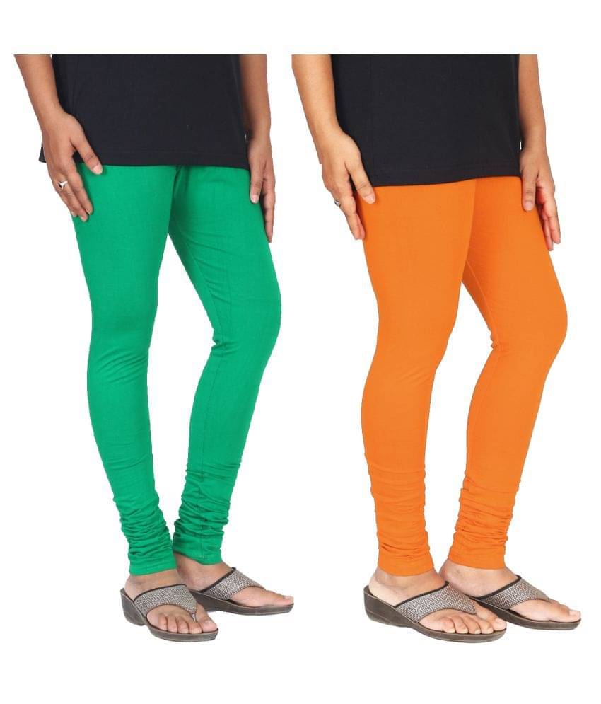     			Skandas Trendz Cotton Lycra Pack of 2 Leggings