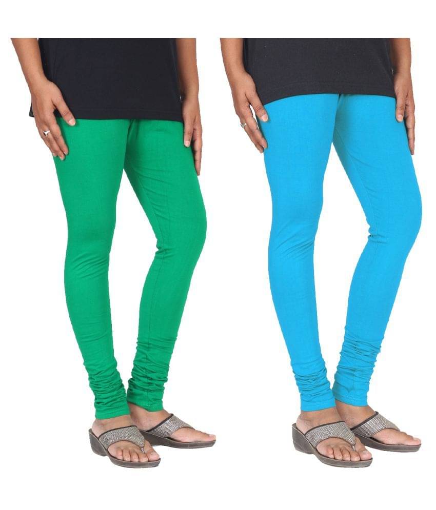     			Skandas Trendz Cotton Lycra Pack of 2 Leggings