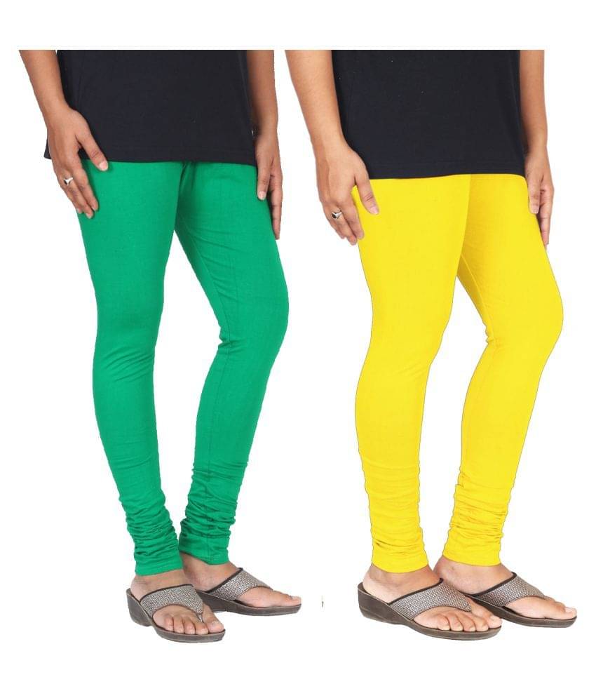     			Skandas Trendz Cotton Lycra Pack of 2 Leggings