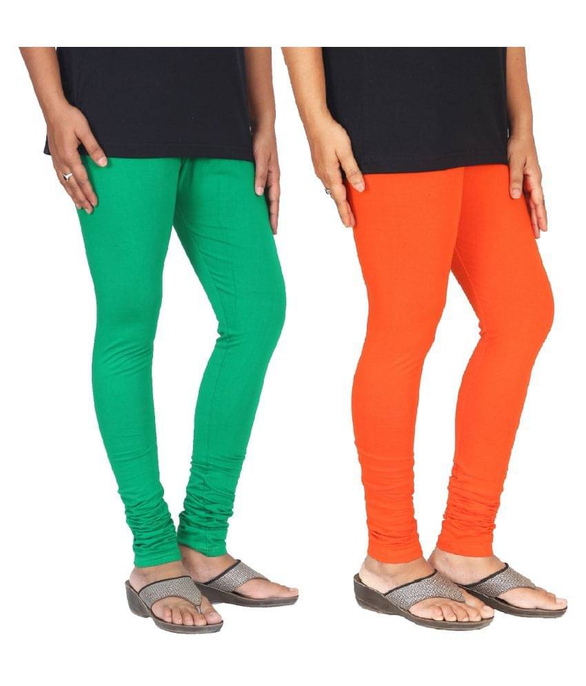     			Skandas Trendz Cotton Lycra Pack of 2 Leggings