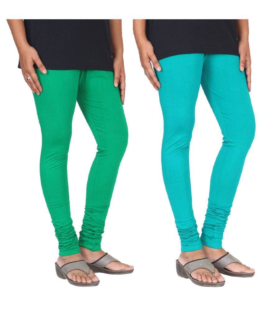     			Skandas Trendz Cotton Lycra Pack of 2 Leggings
