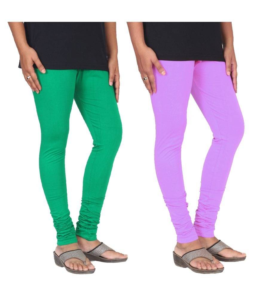     			Skandas Trendz Cotton Lycra Pack of 2 Leggings