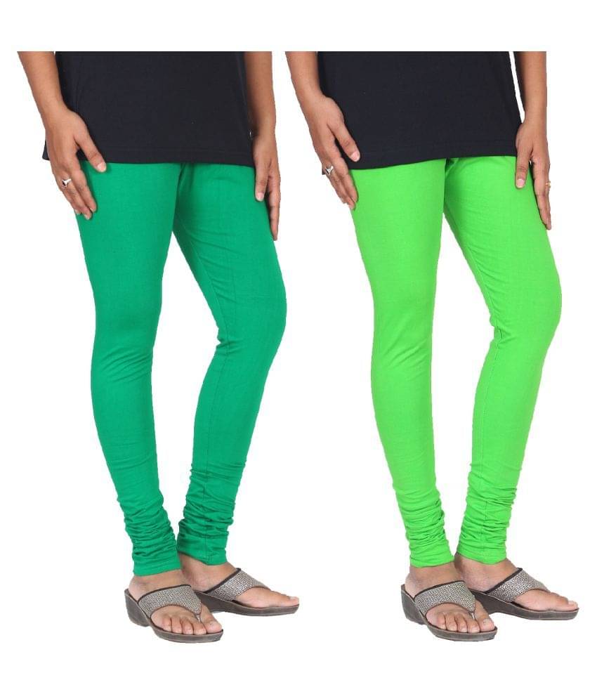     			Skandas Trendz Cotton Lycra Pack of 2 Leggings