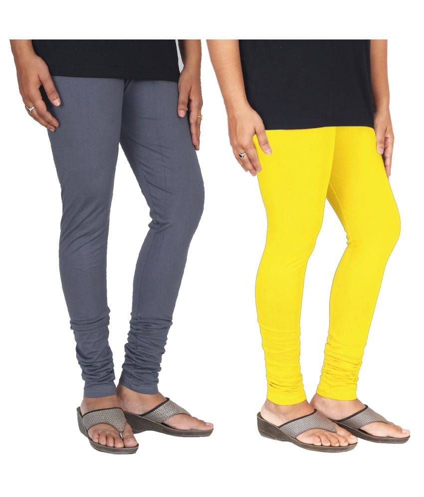     			Skandas Trendz Cotton Lycra Pack of 2 Leggings