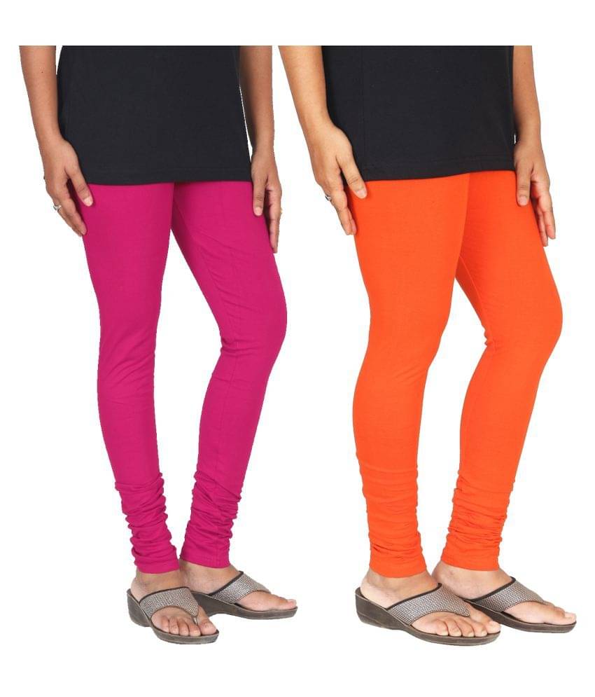     			Skandas Trendz Cotton Lycra Pack of 2 Leggings