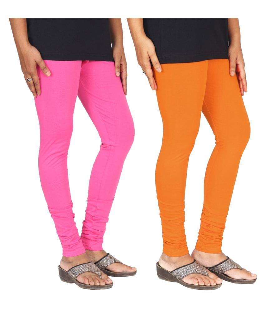     			Skandas Trendz Cotton Lycra Pack of 2 Leggings
