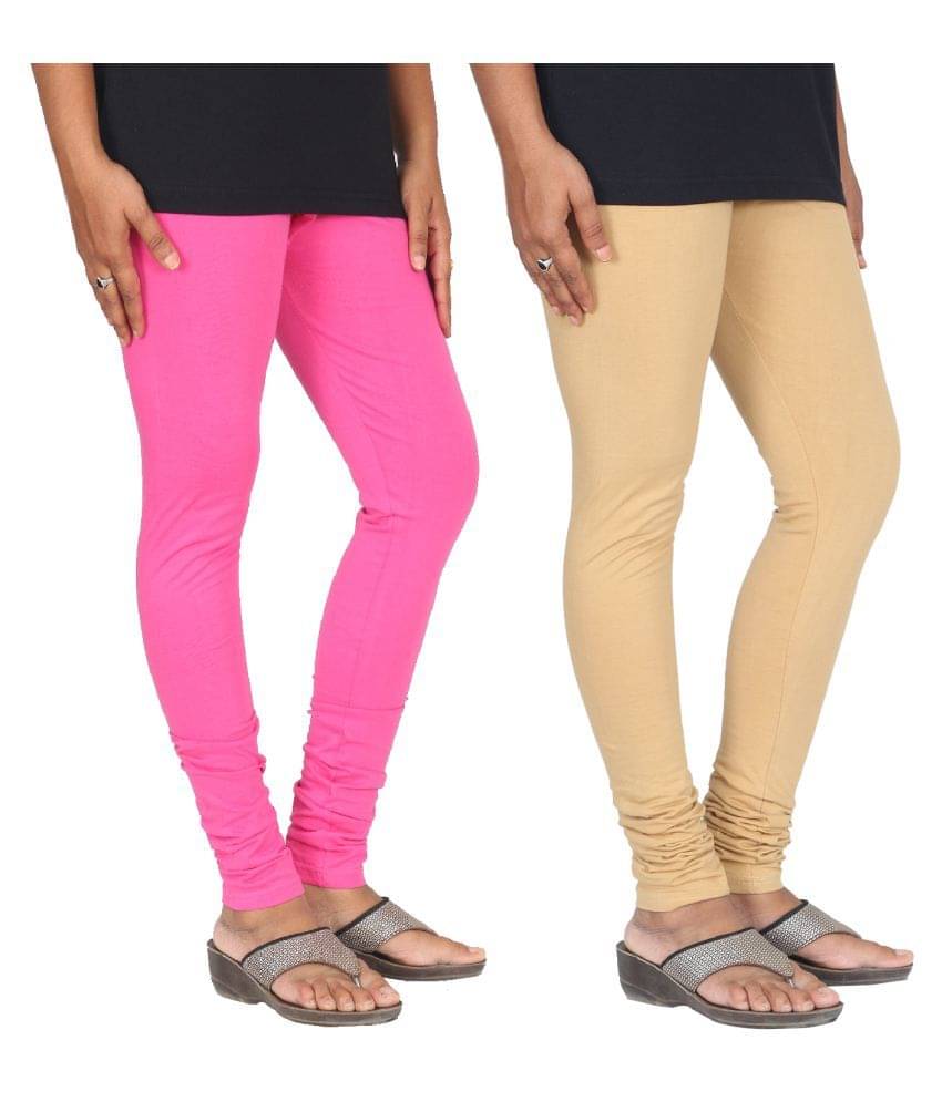 Skandas Trendz Cotton Lycra Pack of 2 Leggings Skandas Trendz Cotton Lycra Pack of 2 Leggings