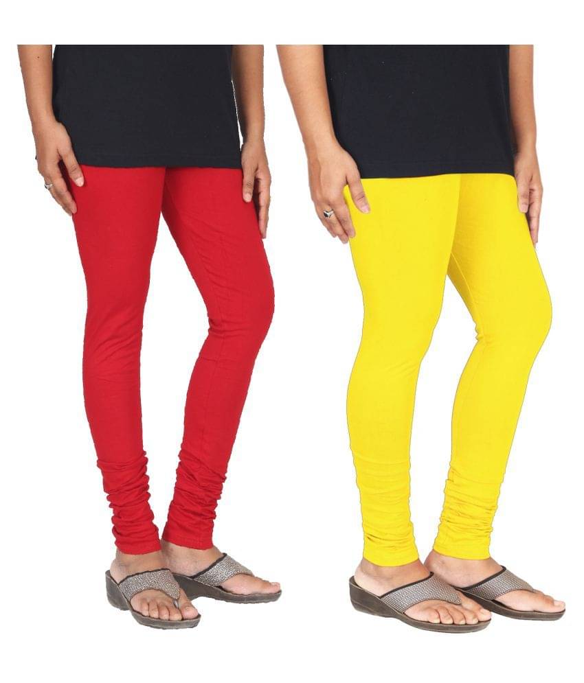     			Skandas Trendz Cotton Lycra Pack of 2 Leggings