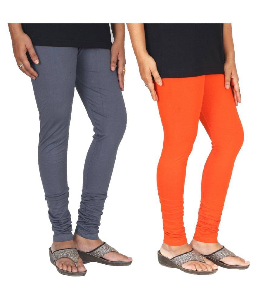     			Skandas Trendz Cotton Lycra Pack of 2 Leggings