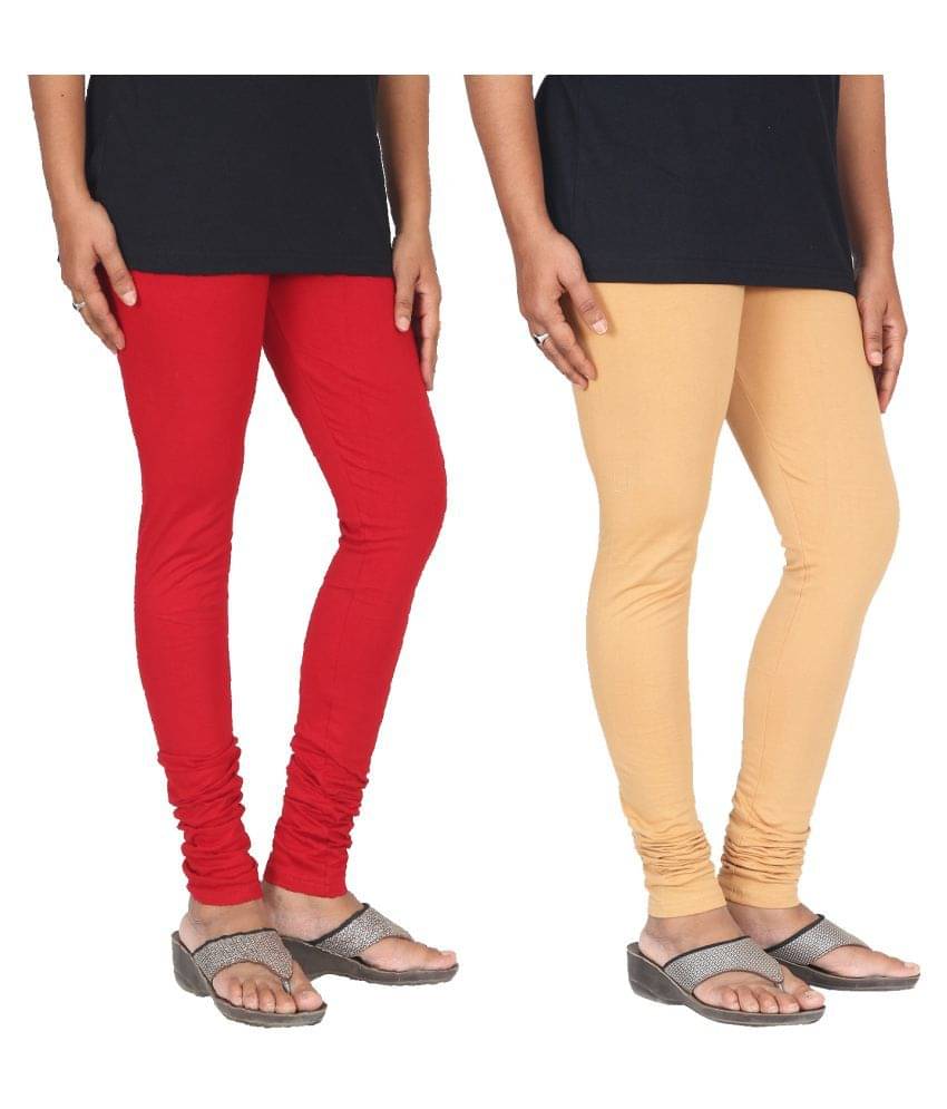     			Skandas Trendz Cotton Lycra Pack of 2 Leggings