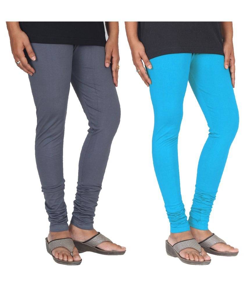     			Skandas Trendz Cotton Lycra Pack of 2 Leggings
